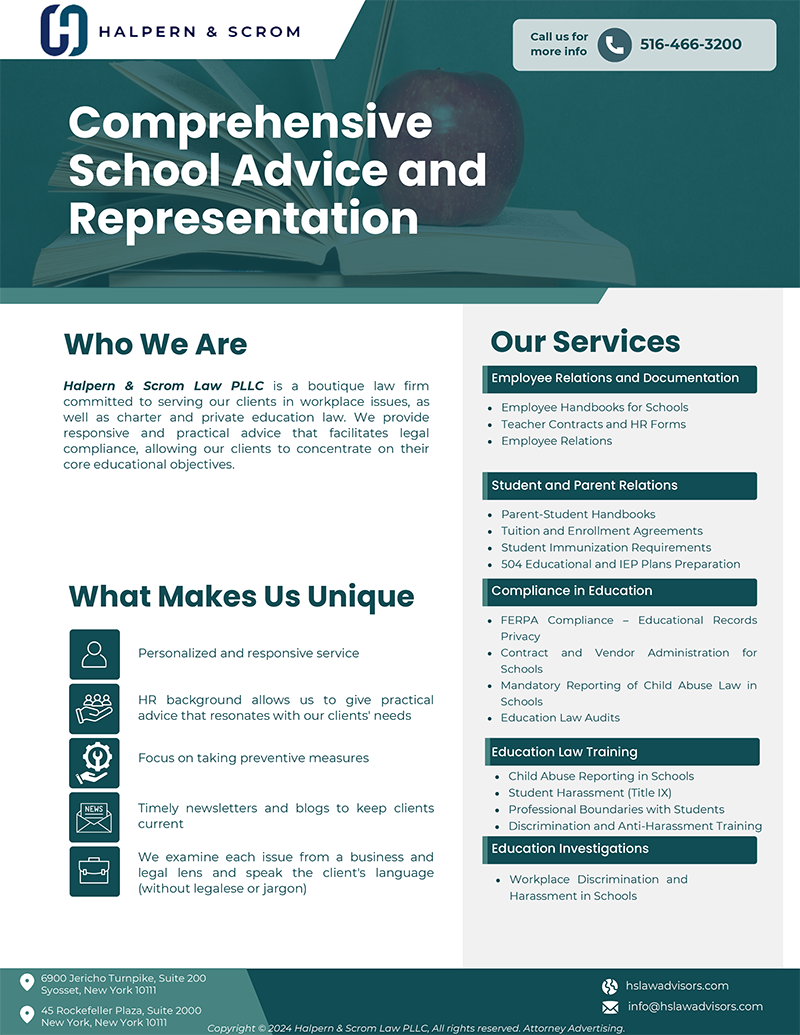 Education Law Services