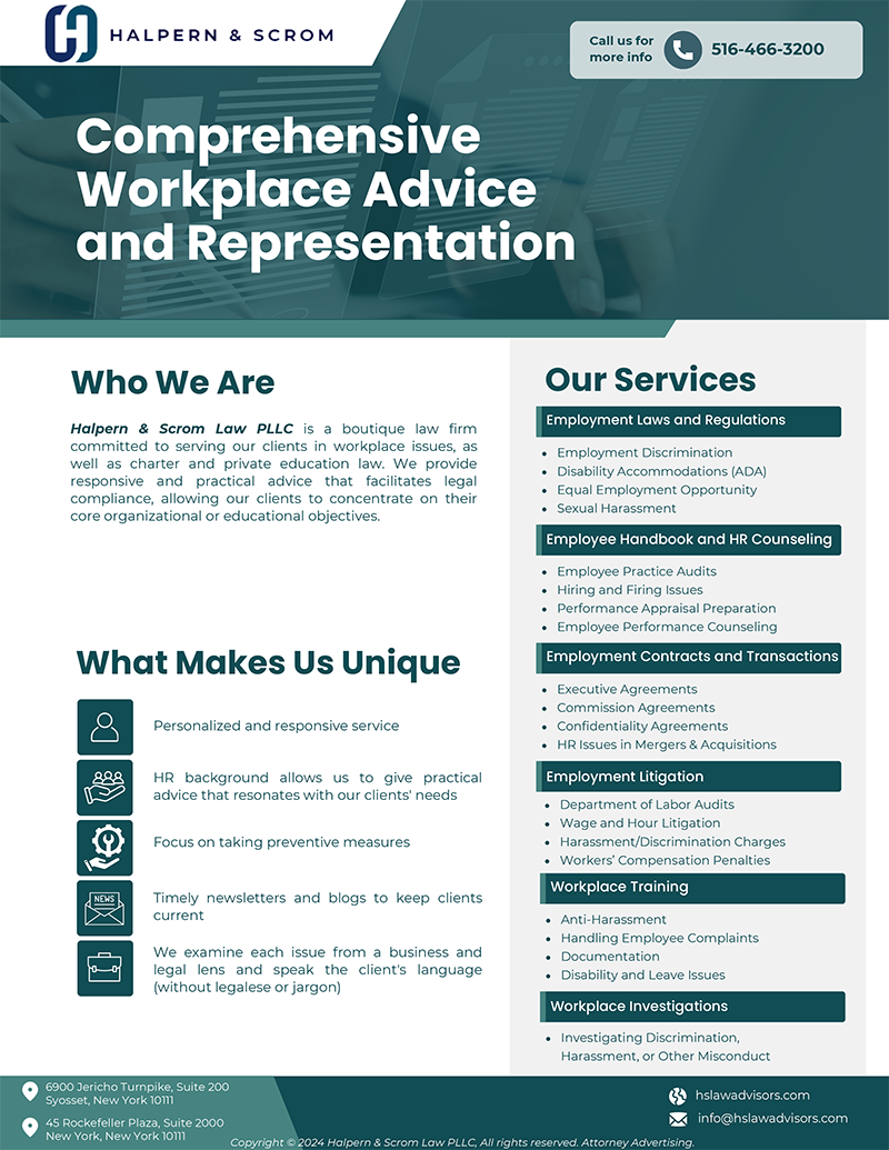 Employment Law Services