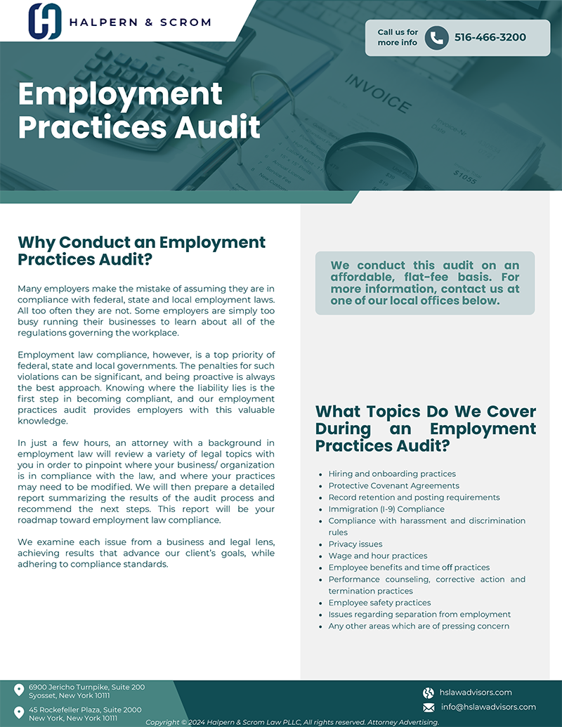 Employment Practices Audit